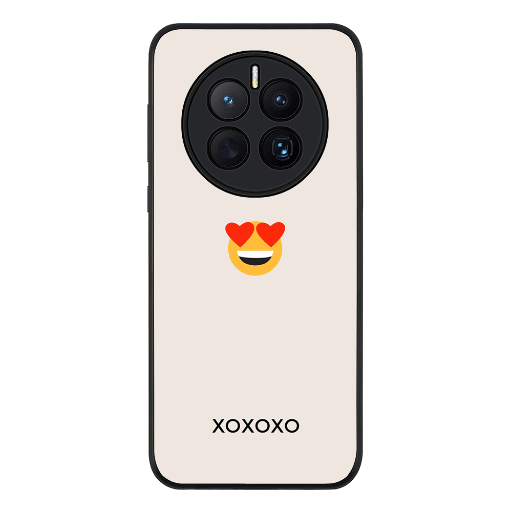 Huawei Mate 50 / Rugged Black Custom Text Emojis Emoticons, Phone Case - Huawei - Stylizedd.com