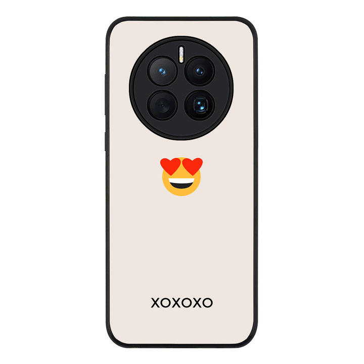 Huawei Mate 50 / Rugged Black Custom Text Emojis Emoticons, Phone Case - Huawei - Stylizedd.com