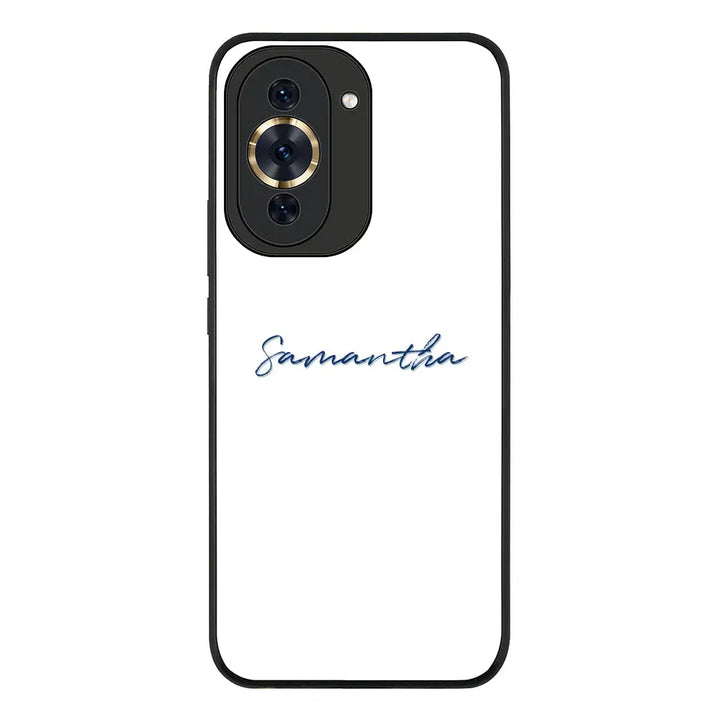 Huawei Nova 10 Pro / Rugged Black Custom Text, My Name Phone Case - Huawei - Stylizedd.com