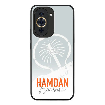 Huawei Nova 10 Pro Rugged Black Personalized Location Map & Name, Phone Case - Huawei - Stylizedd.com