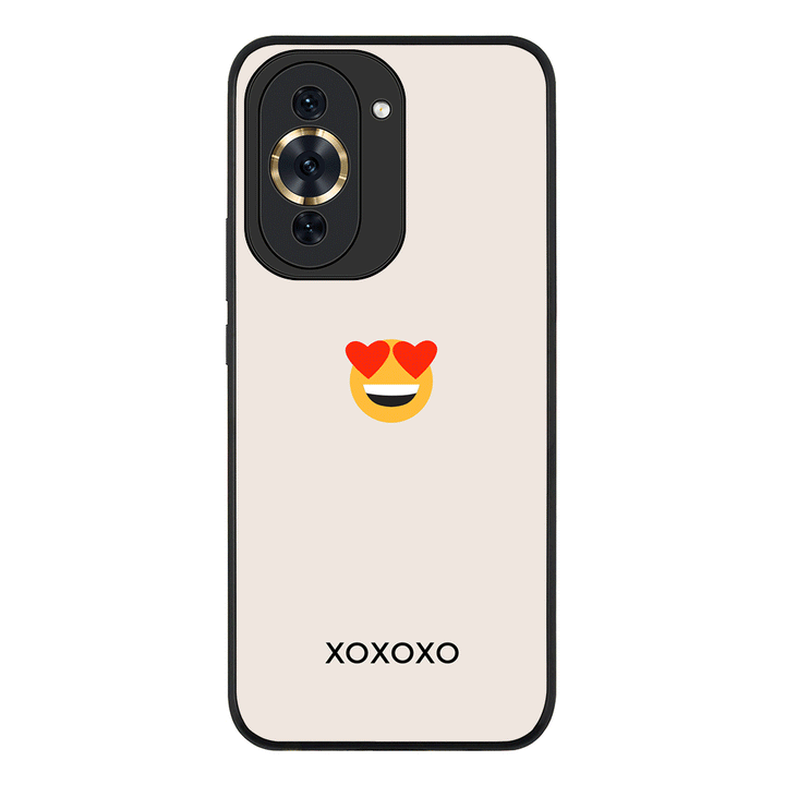 Huawei Nova 10 Pro / Rugged Black Custom Text Emojis Emoticons, Phone Case - Huawei - Stylizedd.com