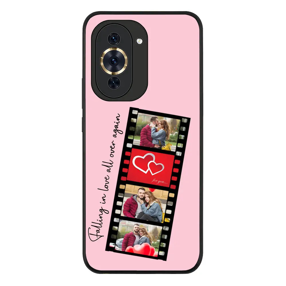 Huawei Nova 10 4G / Rugged Black Phone Case Custom Valentine Photo Film Strips, Phone Case - Huawei - Stylizedd