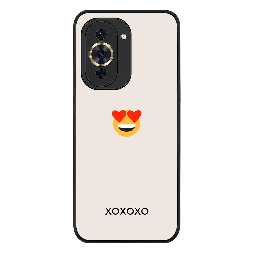 Huawei Nova 10 4G / Rugged Black Custom Text Emojis Emoticons, Phone Case - Huawei - Stylizedd.com