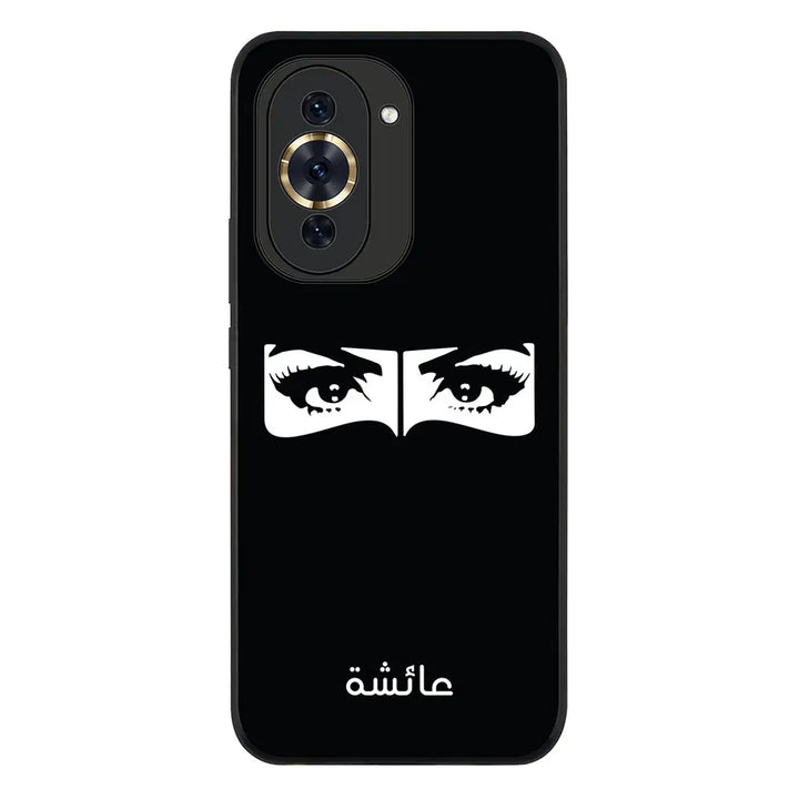 Huawei Nova 10 4G / Rugged Black Custom Name Niqabi Eye, Phone Case - Huawei - Stylizedd.com