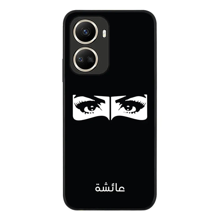 Huawei Nova 10 SE / Rugged Black Custom Name Niqabi Eye, Phone Case - Huawei - Stylizedd.com