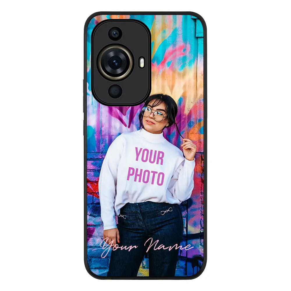 Huawei Nova 11 Pro / Rugged Black Phone Case Custom Photo, My Style Phone Case - Huawei - Stylizedd