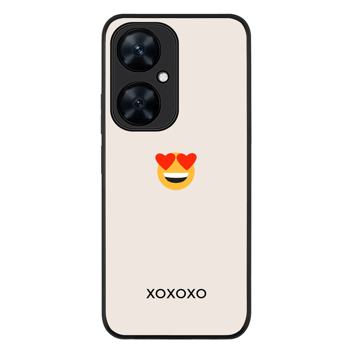 Huawei Nova 11i / Rugged Black Custom Text Emojis Emoticons, Phone Case - Huawei - Stylizedd.com
