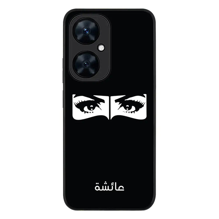 Huawei Nova 11i / Rugged Black Custom Name Niqabi Eye, Phone Case - Huawei - Stylizedd.com