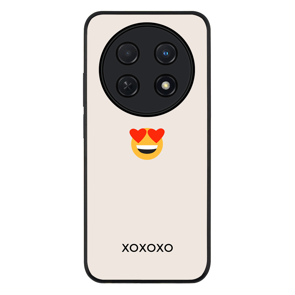 Huawei Nova 12i / Rugged Black Custom Text Emojis Emoticons, Phone Case - Huawei - Stylizedd.com