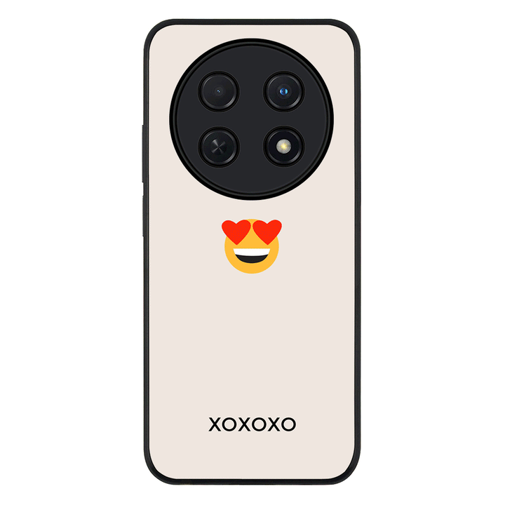 Huawei Nova 12i / Rugged Black Custom Text Emojis Emoticons, Phone Case - Huawei - Stylizedd.com