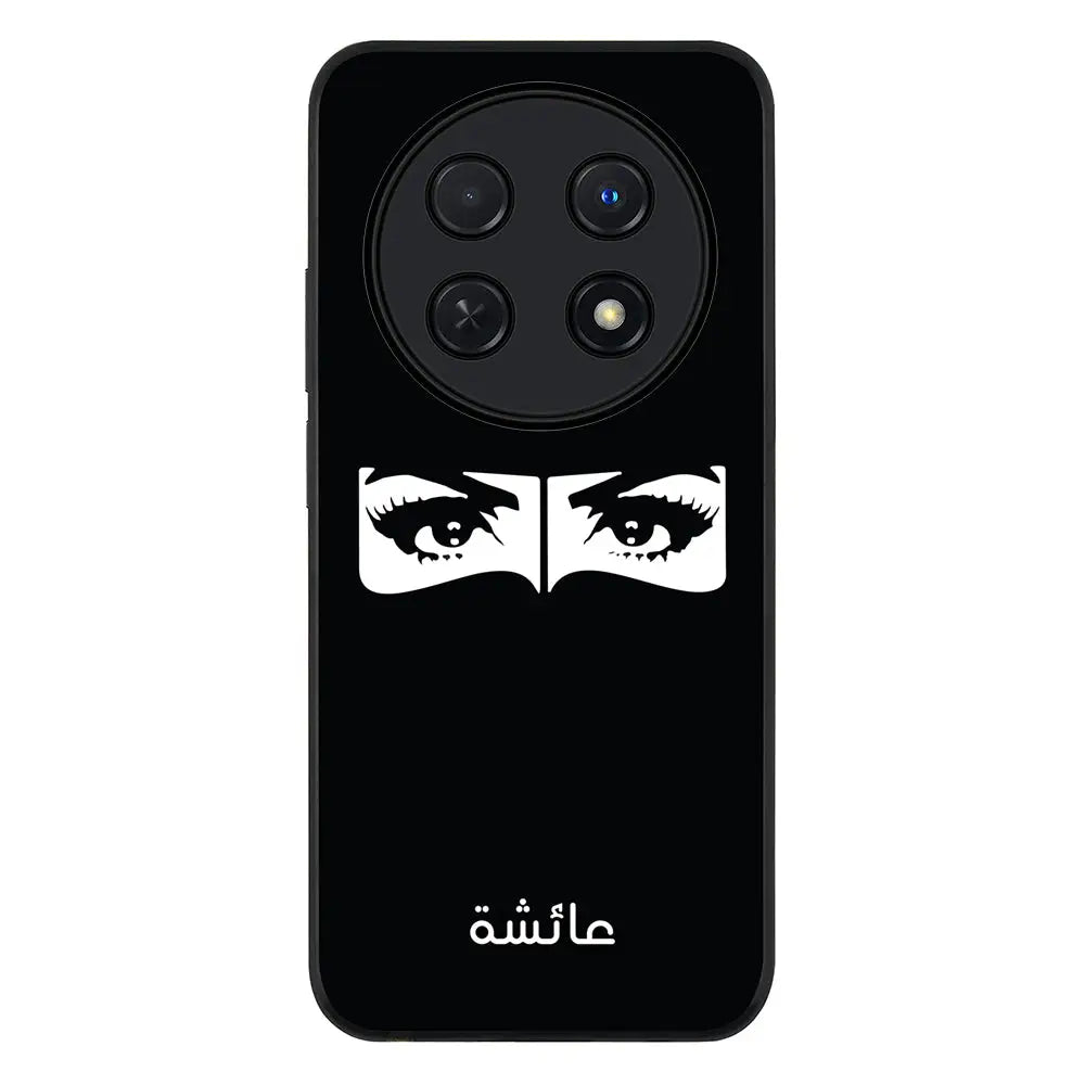 Huawei Nova 12i / Rugged Black Custom Name Niqabi Eye, Phone Case - Huawei - Stylizedd.com