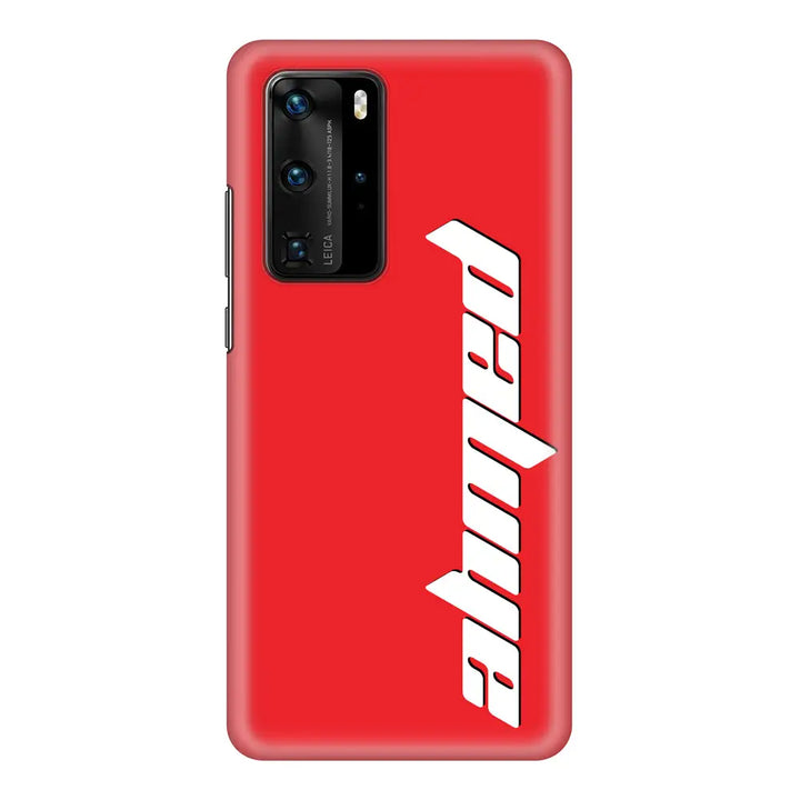 Huawei P40 Pro / Snap Classic Custom Text, Vertical Name Phone Case - Huawei - Stylizedd.com