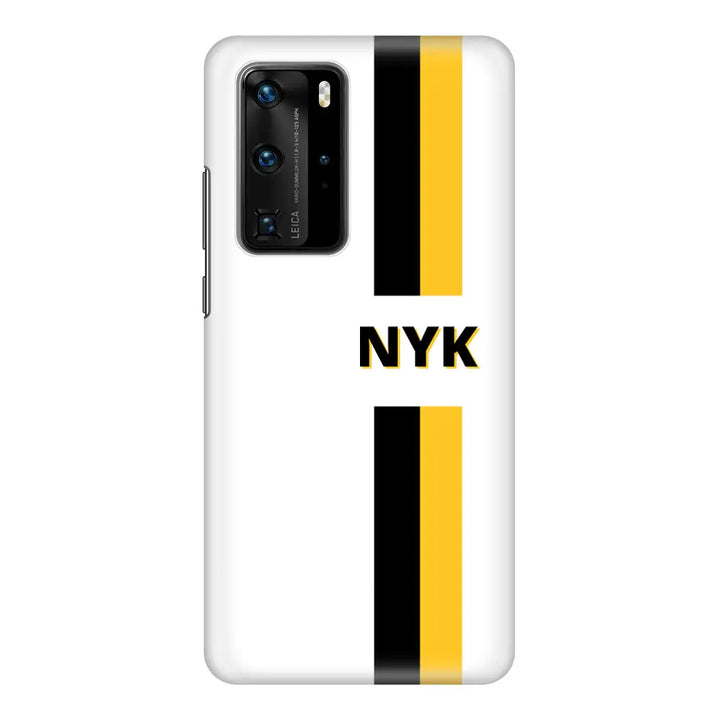 Huawei P40 Pro / Snap Classic Custom Striped Monogram Phone Case - Huawei - Stylizedd.com