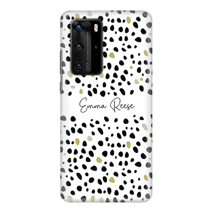 Huawei P40 Pro / Snap Classic Pebble Multi Color Custom Text, My Name Phone Case - Huawei - Stylizedd.com