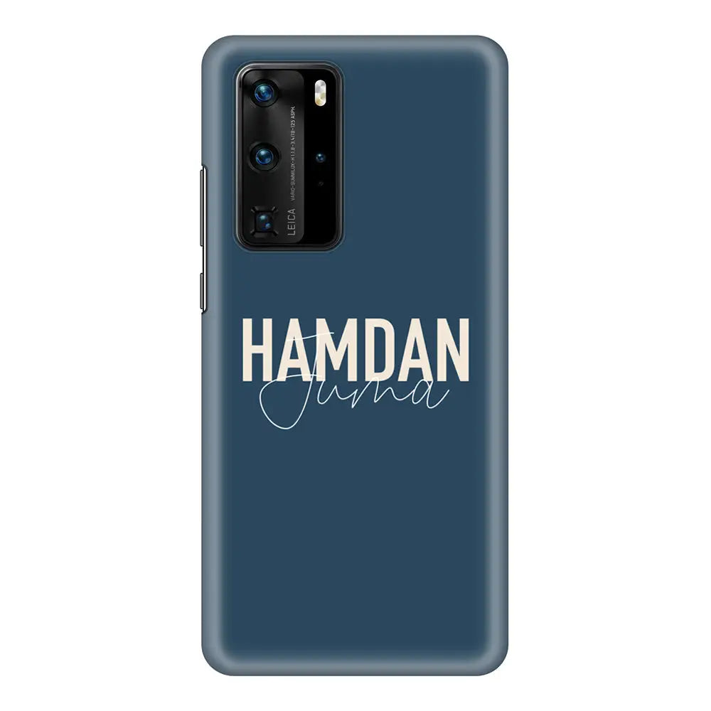 Huawei P40 Pro / Snap Classic Phone Case Personalized Name Horizontal, Phone Case - Huawei - Stylizedd