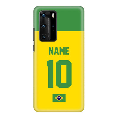 Huawei P40 Pro / Snap Classic Phone Case Personalized Football Jersey Phone Case Custom Name & Number - Huawei - Stylizedd