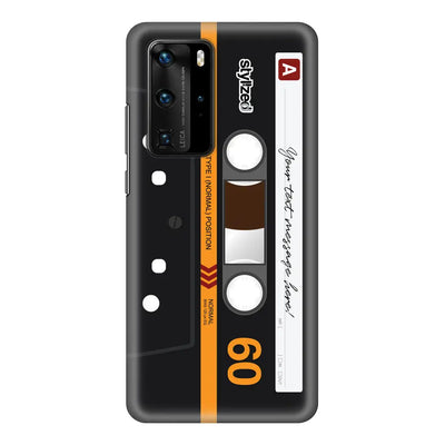 Huawei P40 Pro / Snap Classic Phone Case Custom Retro Cassette Tape Phone Case - Huawei - Stylizedd