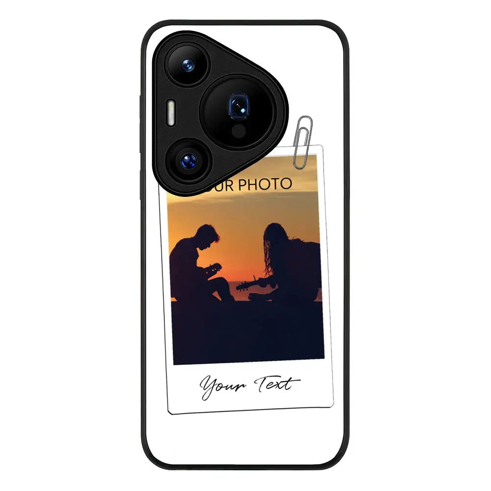 Huawei Pura 70 Pro / 70 Pro Plus / Rugged Black Polaroid Photo Phone Case - Huawei - Stylizedd.com