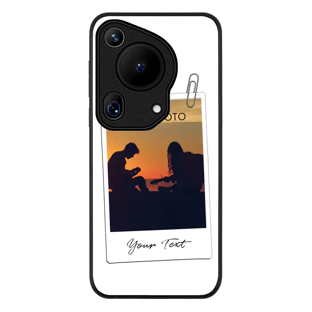 Huawei Pura 70 Ultra / Rugged Black Polaroid Photo Phone Case - Huawei - Stylizedd.com