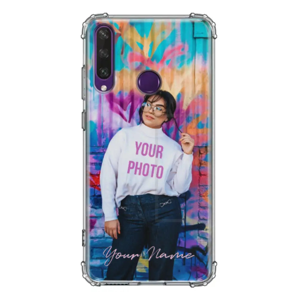 Huawei Y6P / Clear Classic Phone Case Custom Photo, My Style Phone Case - Huawei - Stylizedd