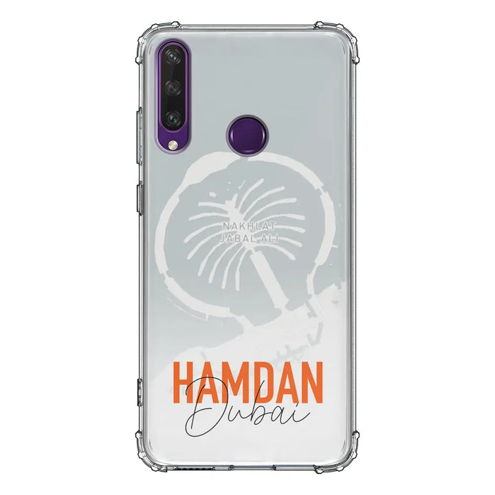 Huawei Y6P / Clear Classic Personalized Location Map & Name, Phone Case - Huawei - Stylizedd.com