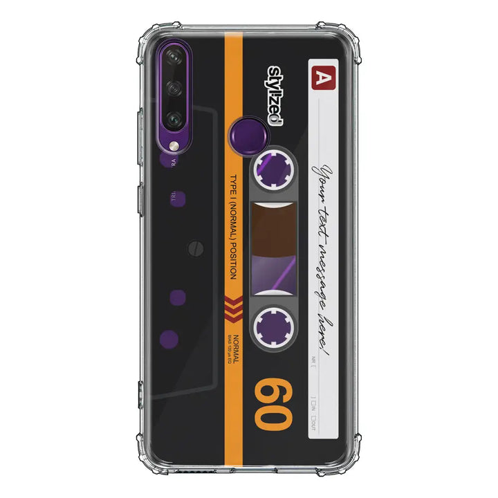 Huawei Y6P / Clear Classic Custom Retro Cassette Tape Phone Case - Huawei - Stylizedd.com