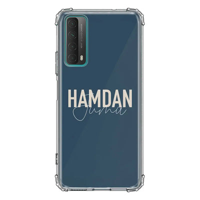 Huawei Y7A / P Smart 2021 / Clear Classic Phone Case Personalized Name Horizontal, Phone Case - Huawei - Stylizedd