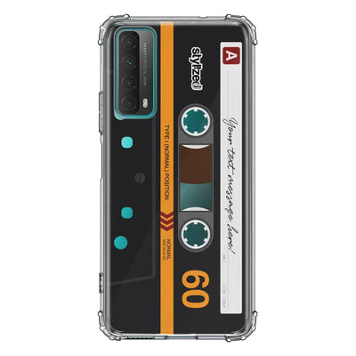 Huawei Y7A / P Smart 2021 / Clear Classic Phone Case Custom Retro Cassette Tape Phone Case - Huawei - Stylizedd