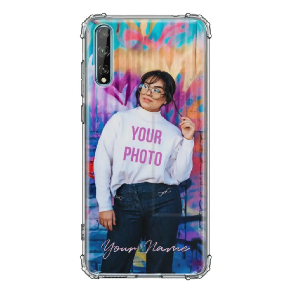 Huawei Y8P / Clear Classic Phone Case Custom Photo, My Style Phone Case - Huawei - Stylizedd