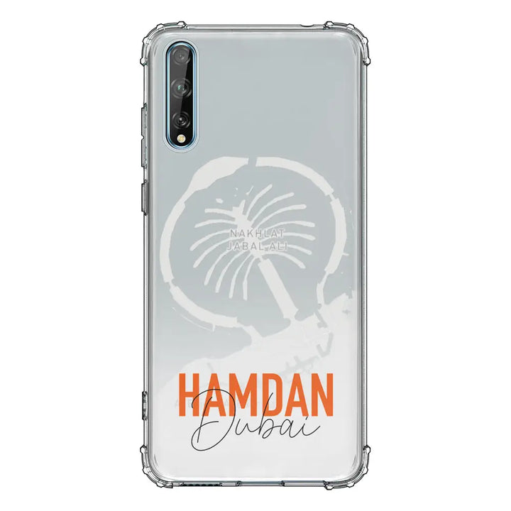 Huawei Y8P / Clear Classic Personalized Location Map & Name, Phone Case - Huawei - Stylizedd.com