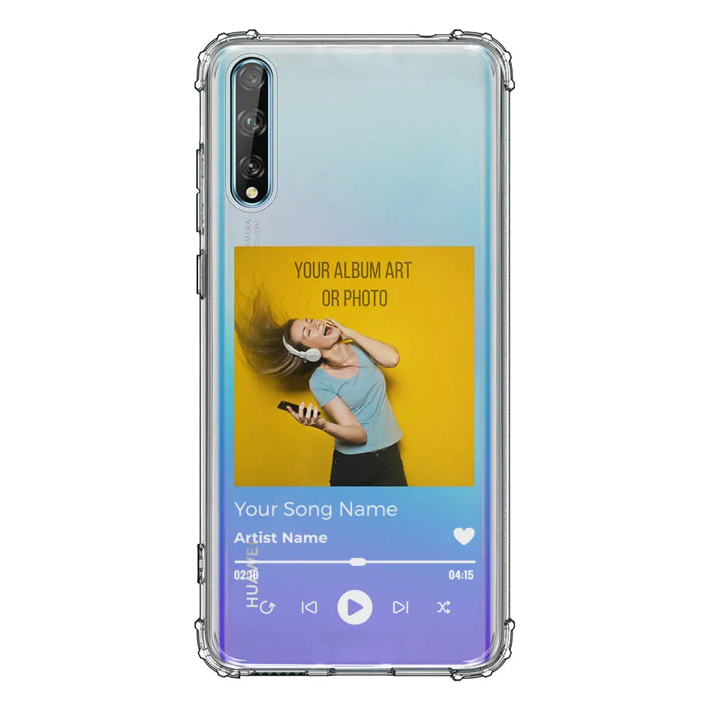 Huawei Y8P / Clear Classic Custom Album Art Phone Case - Huawei - Stylizedd.com