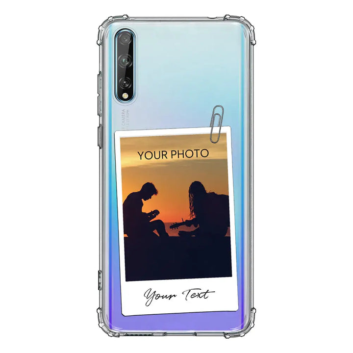 Huawei Y8P / Clear Classic Polaroid Photo Phone Case - Huawei - Stylizedd.com