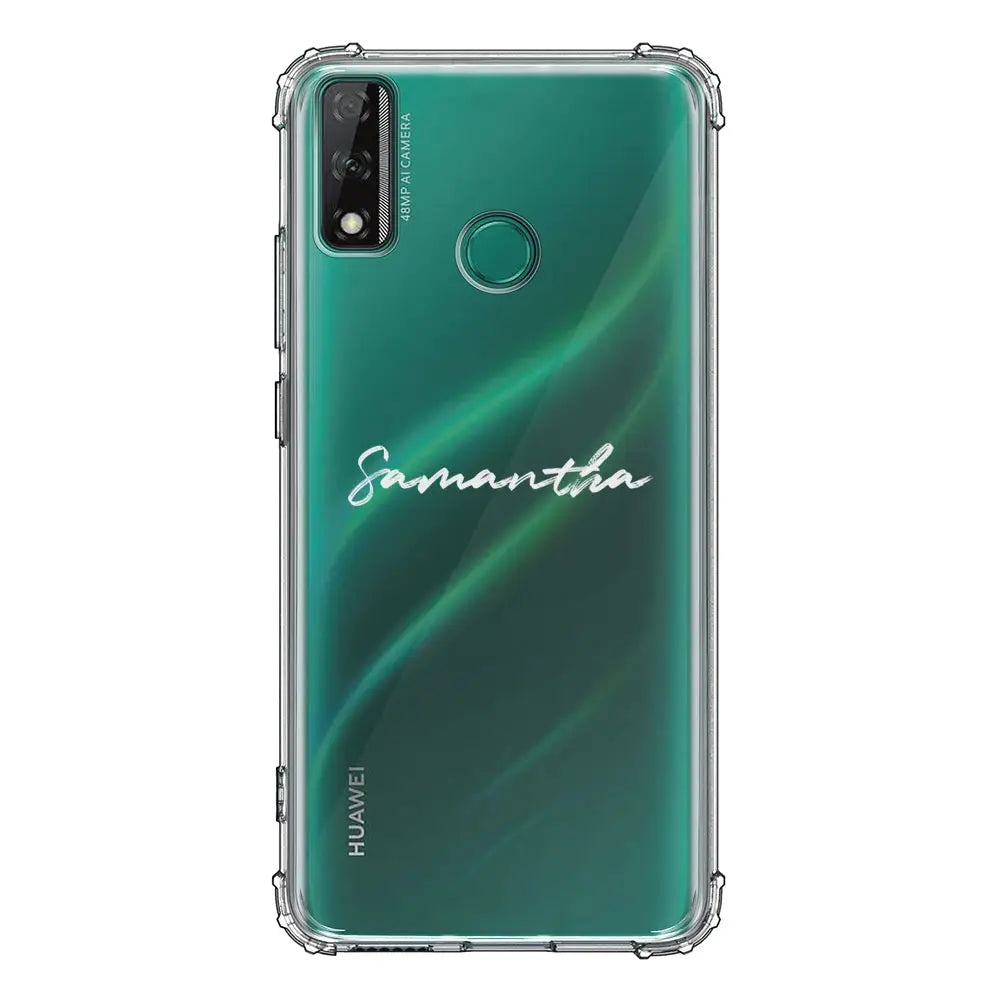 Huawei Y8S / Clear Classic Custom Text, My Name Phone Case - Huawei - Stylizedd.com