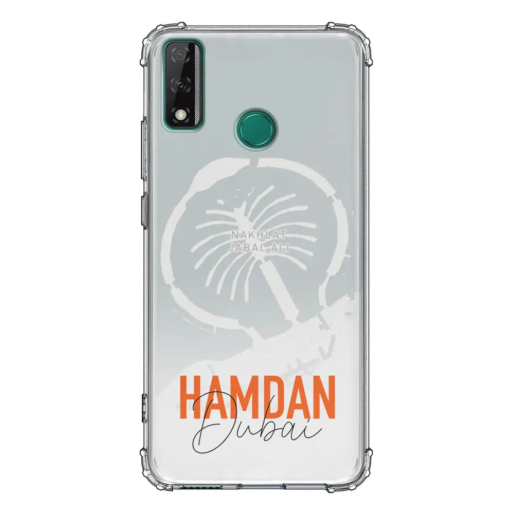 Huawei Y8S / Clear Classic Personalized Location Map & Name, Phone Case - Huawei - Stylizedd.com