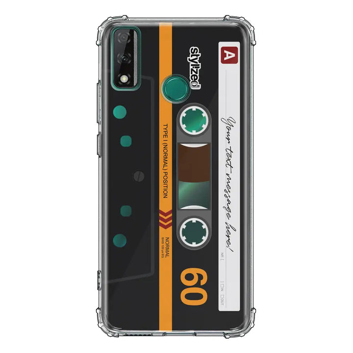 Huawei Y8S / Clear Classic Custom Retro Cassette Tape Phone Case - Huawei - Stylizedd.com