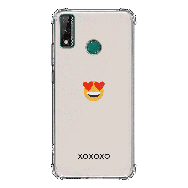Huawei Y8S / Clear Classic Custom Text Emojis Emoticons, Phone Case - Huawei - Stylizedd.com