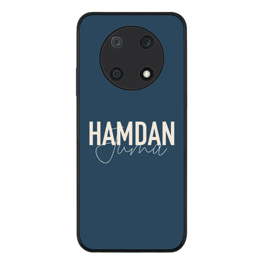 Huawei Nova Y90 / Rugged Black Phone Case Personalized Name Horizontal, Phone Case - Huawei - Stylizedd