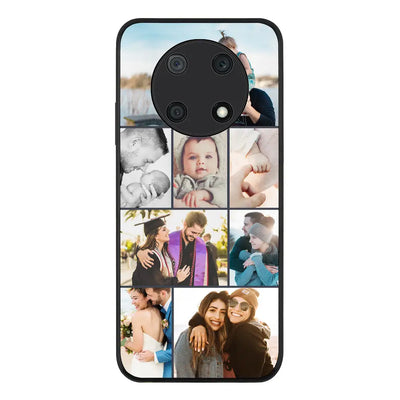 Huawei Nova Y90 / Rugged Black Phone Case Personalised Photo Collage Grid Phone Case - Huawei - Stylizedd