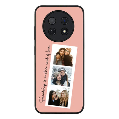 Custom Photo Strip Polaroid Style Phone Case - Huawei - Nova Y91 4G / Enjoy 60X / Rugged Black -