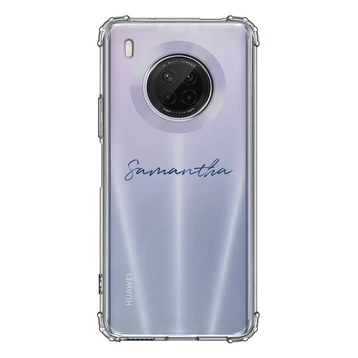 Huawei Y9A / Clear Classic Custom Text, My Name Phone Case - Huawei - Stylizedd.com