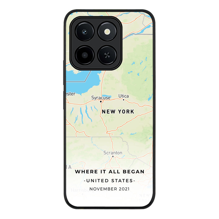 Personalized map, Phone Case - Honor