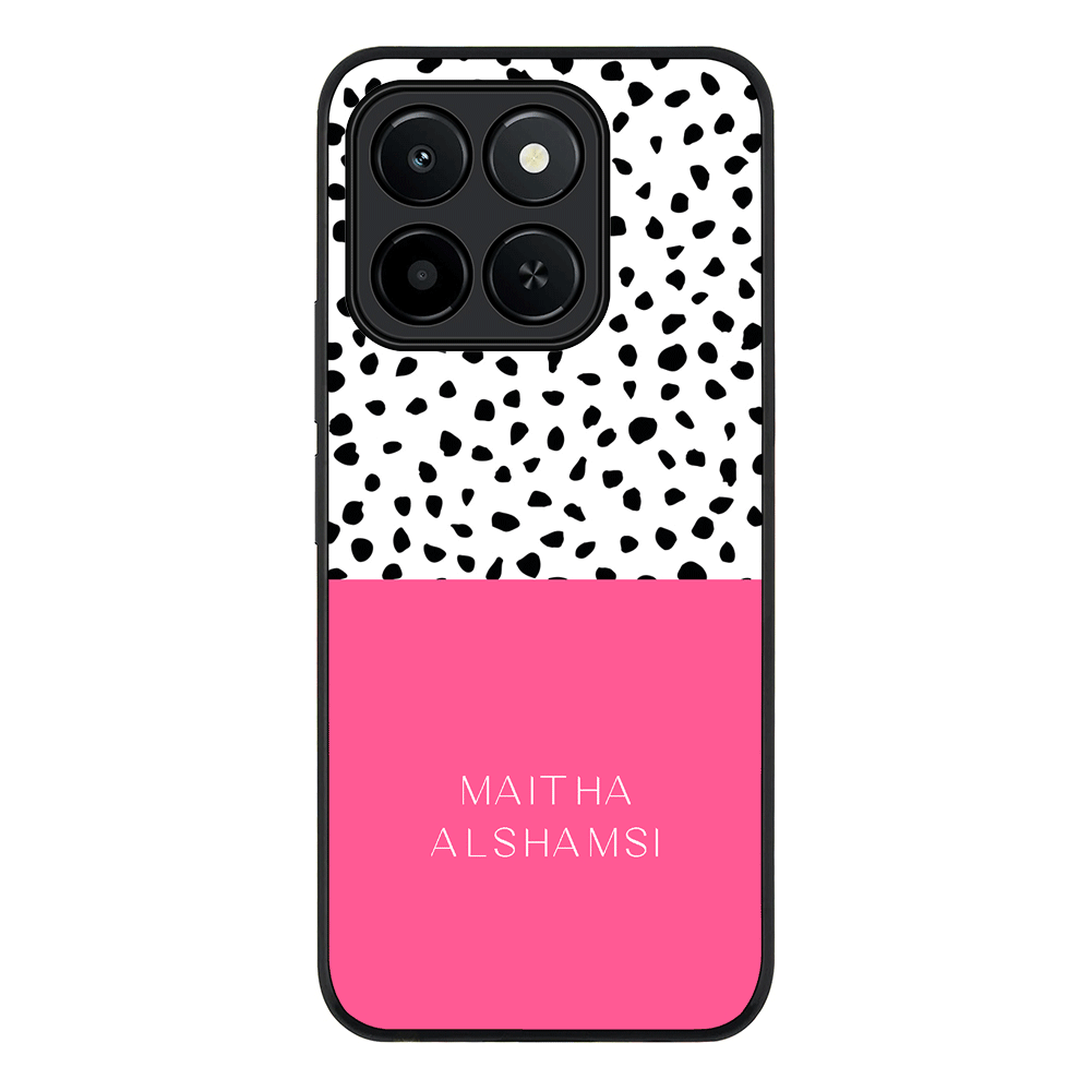 Personalized Text Colorful Spotted Dotted, Phone Case - Honor