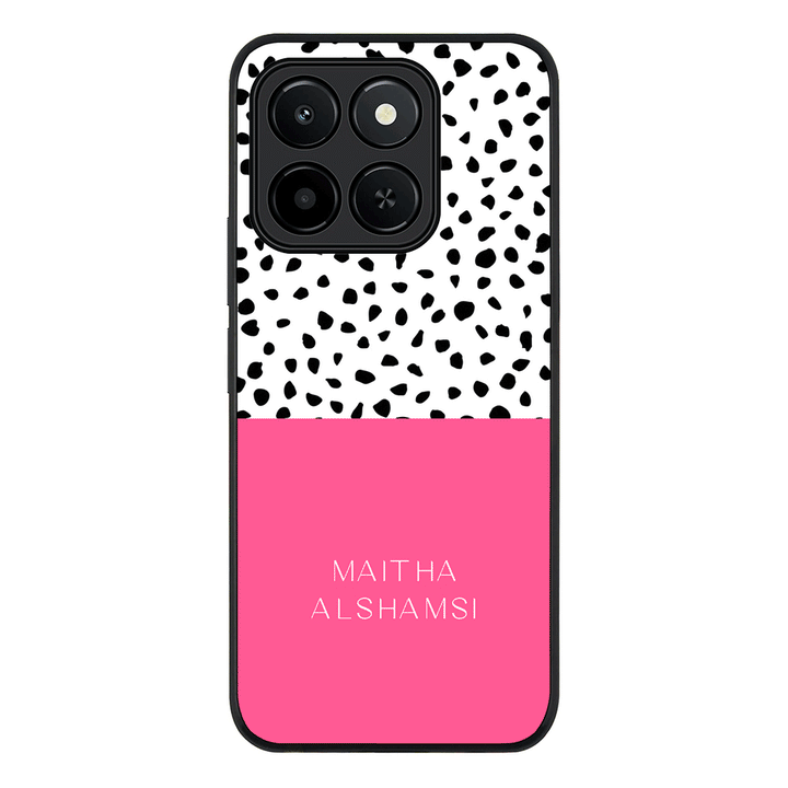 Personalized Text Colorful Spotted Dotted, Phone Case - Honor