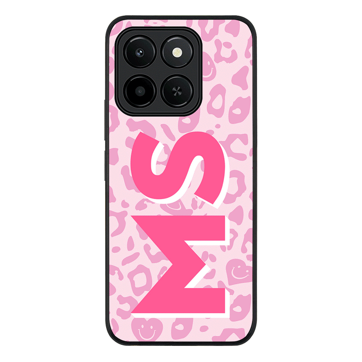 Custom Monogram Initial 3D Shadow Text Seamless Pattern, Phone Case - Honor