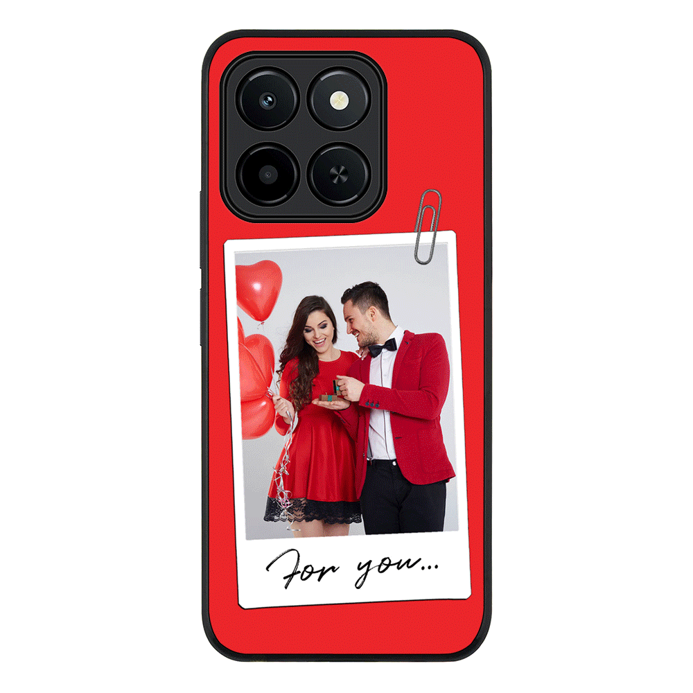 Personalized Polaroid Photo Valentine, Phone Case - Honor