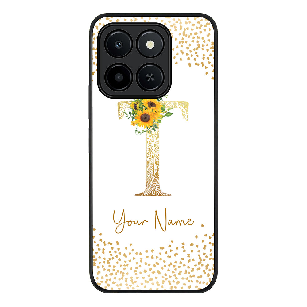 Floral Mandala Initial Phone Case - Honor