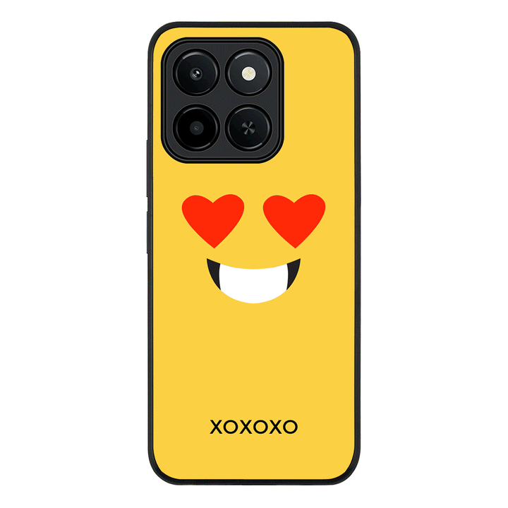 Custom Text Emojis Emoticons Face, Phone Case - Honor