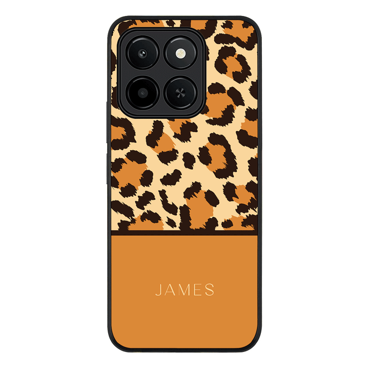 Personalized Text Animal Skin Pattern, Phone Case - Honor