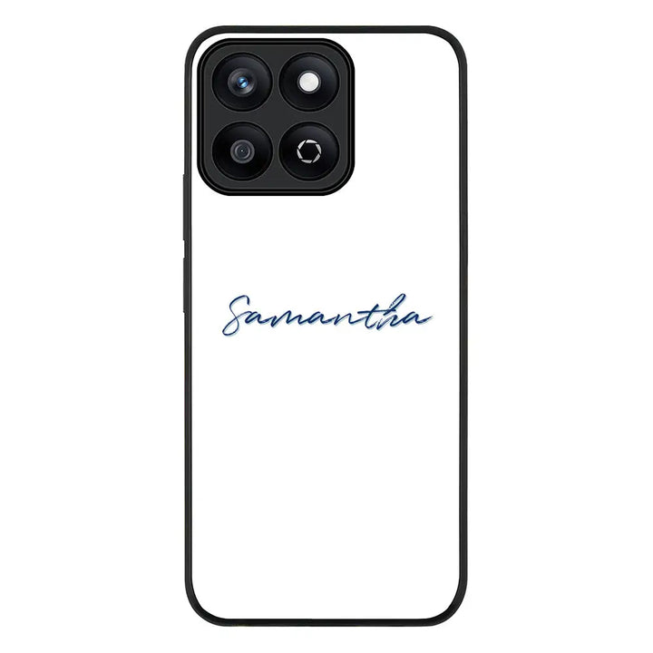 Custom Text My Name Phone Case - Honor - X7c / Rugged Black - Stylizedd