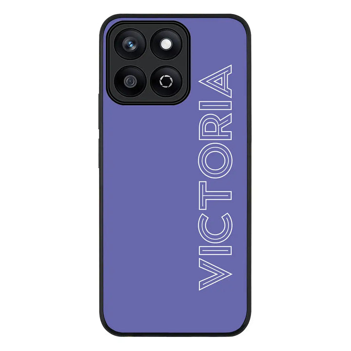 Personalized Name Custom Phone Case - Honor - X7c / Rugged Black - Stylizedd